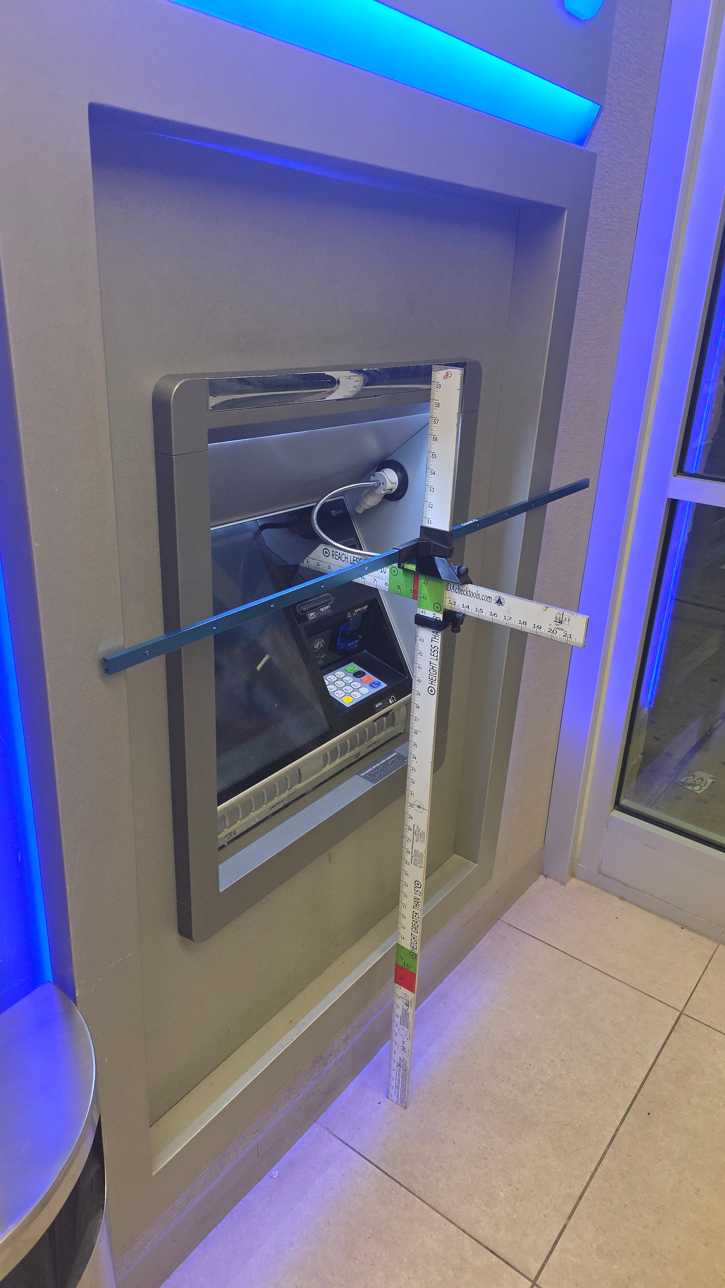 ATM ADA HEIGHT & REACH T SQUARE