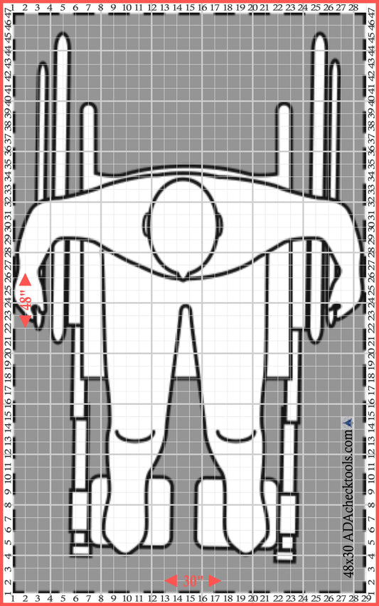 48" x 30" ADA Mat