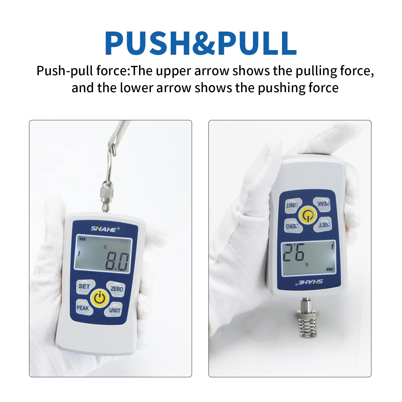 DIGITAL PUSH PULL GAUGE FOR ADA COMPLIANCE TESTING